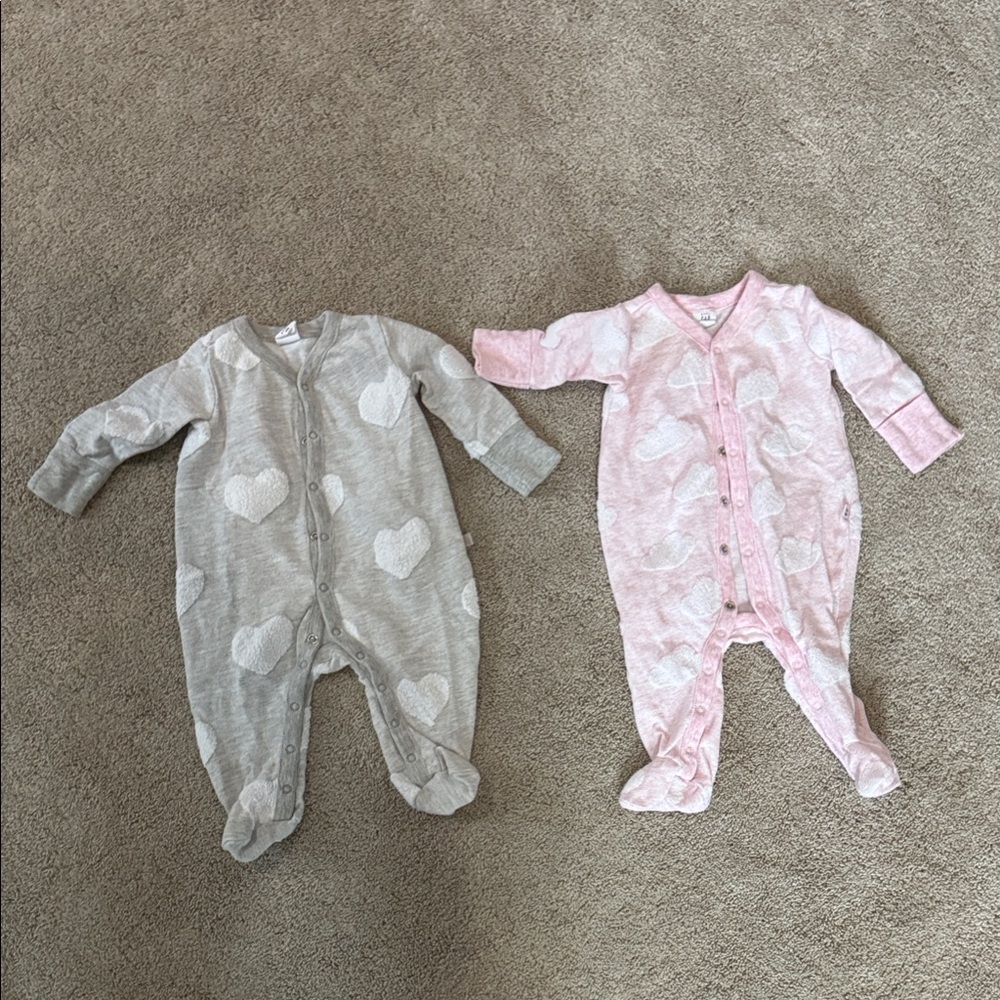 Baby Gap Girls Footsie Pajamas